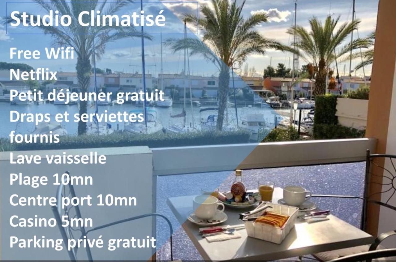 Cap Capistol Studio Le Cap D'Agde Vue Port מראה חיצוני תמונה