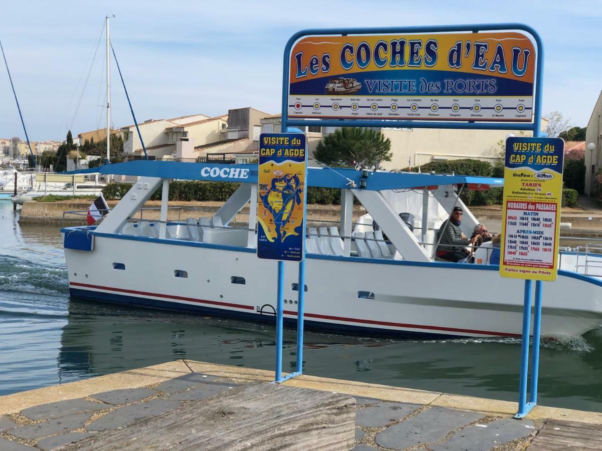 Cap Capistol Studio Le Cap D'Agde Vue Port מראה חיצוני תמונה