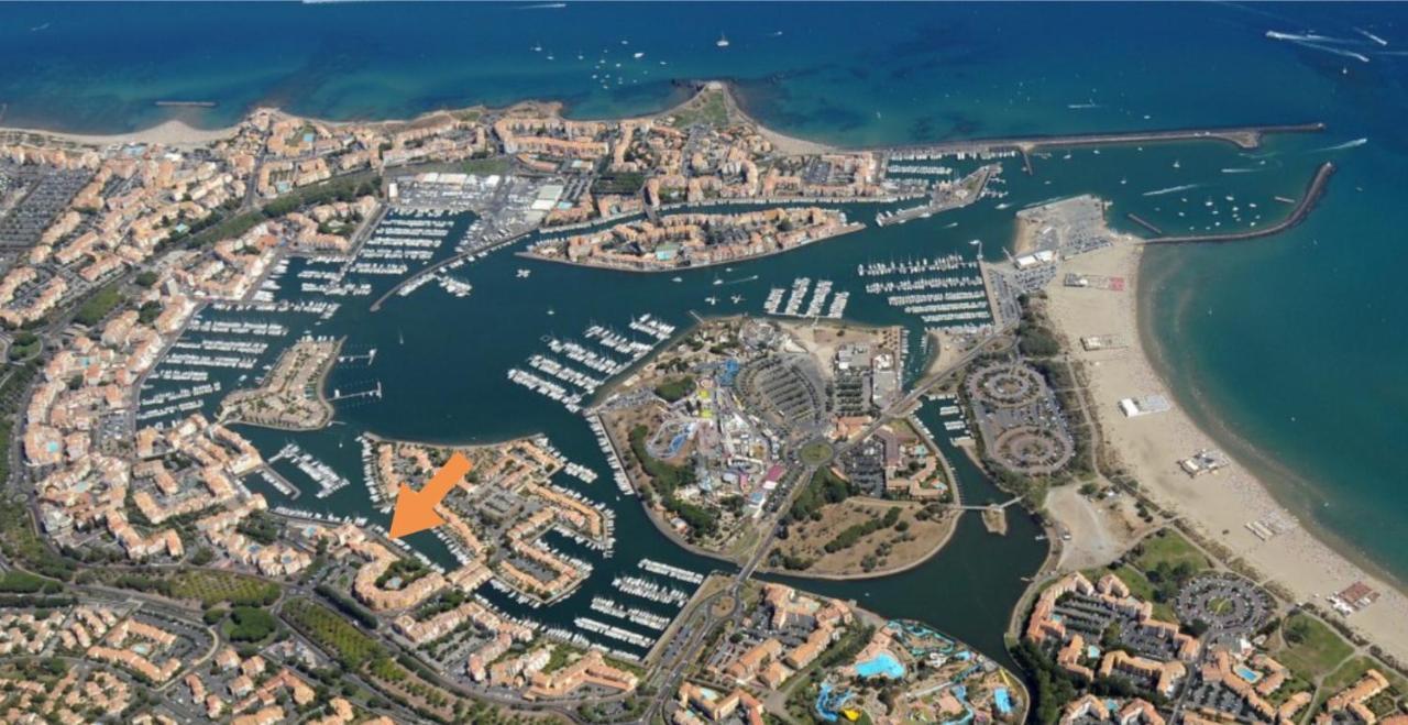 Cap Capistol Studio Le Cap D'Agde Vue Port מראה חיצוני תמונה